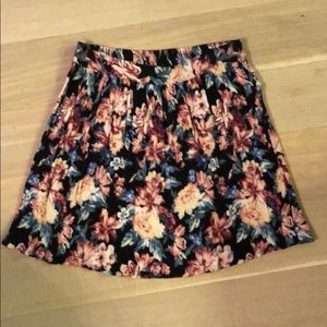 Float mini skirt floral